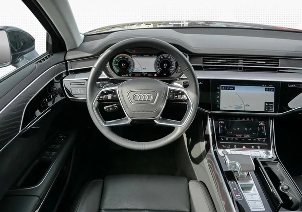 Audi A8 cena 436650 przebieg: 14000, rok produkcji 2022 z Łomianki małe 172